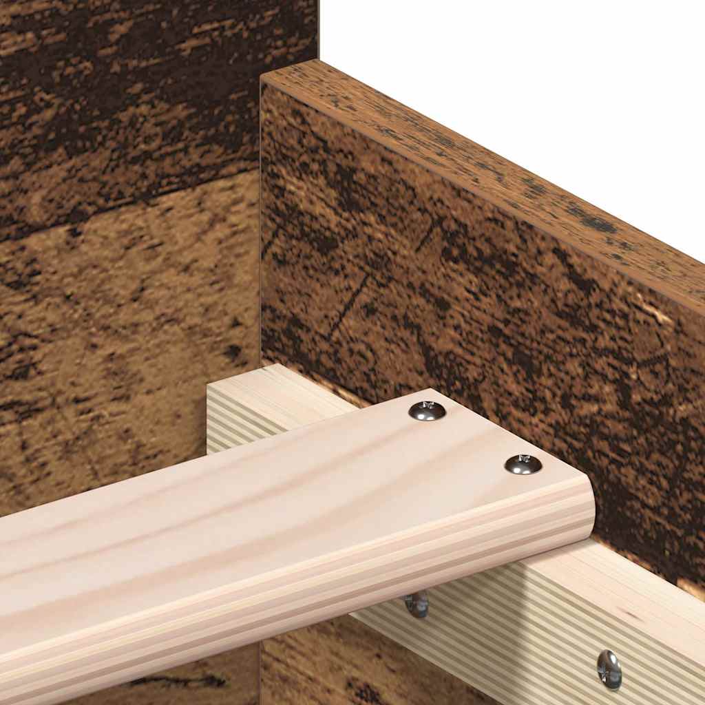 Giroletto Senza Materasso In Truciolato Legno Antico