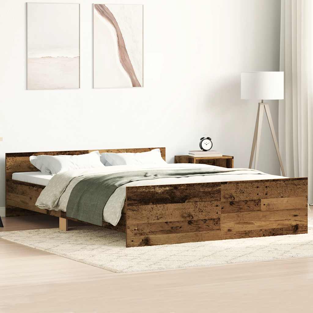 Giroletto Senza Materasso In Truciolato Legno Antico