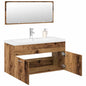 Set Mobili Da Bagno 3 Pz Legno Multistrato