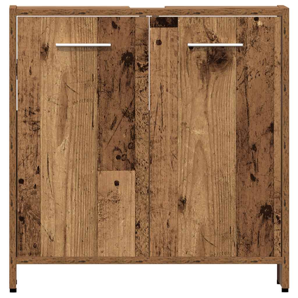 Set Mobili Da Bagno 4 Pz In Legno Multistrato