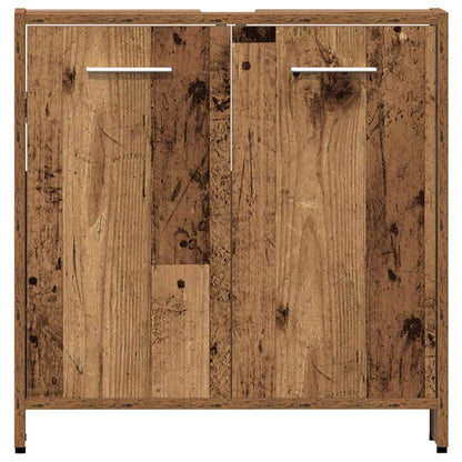 Set Mobili Da Bagno 4 Pz In Legno Multistrato
