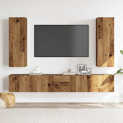 Mobili Tv A Parete 3 Pz In Legno Multistrato