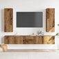 Mobili Tv A Parete 3 Pz In Legno Multistrato