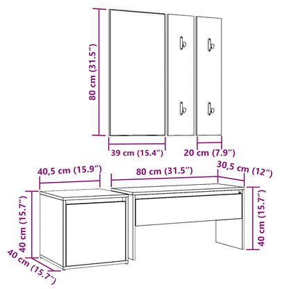 Set Di Mobili Da Corridoio Legno Multistrato