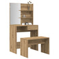 Set Tavolo Da Toeletta 74,5X40X141 Cm