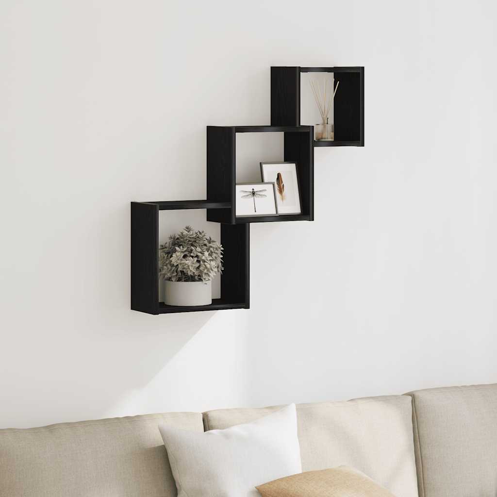 Mensole Cubo Parete 68X15X68 Cm Legno Multistrato