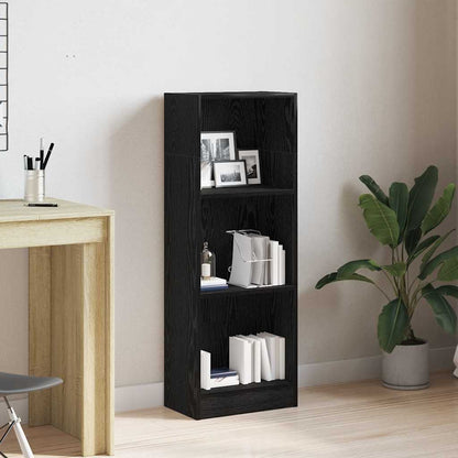 Libreria 40X24X In Legno Multistrato Rovere Nero