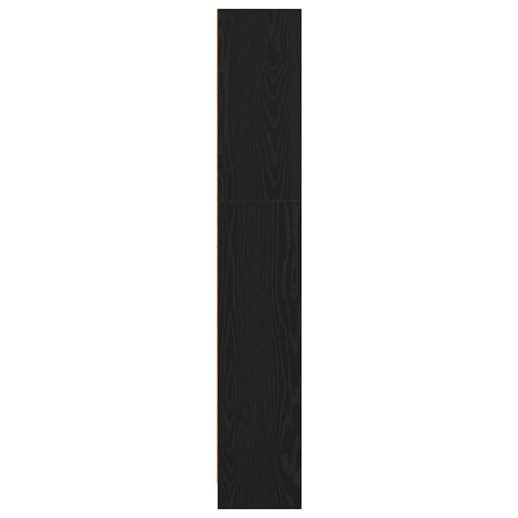 Libreria 40X24X In Legno Multistrato Rovere Nero