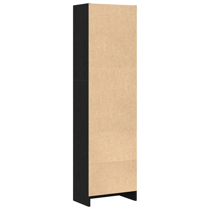 Libreria 40X24X In Legno Multistrato Rovere Nero