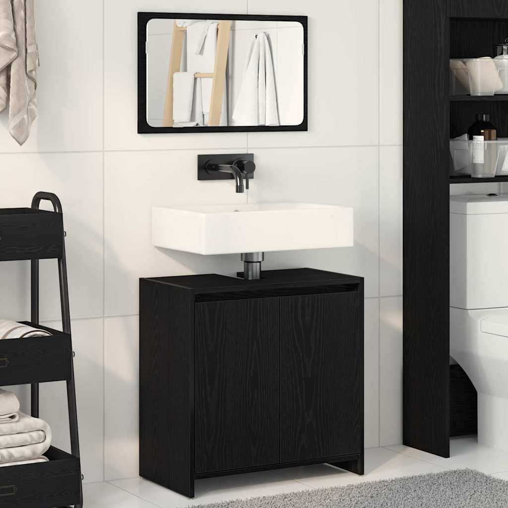 Set Mobili Da Bagno 2 Pz In Legno Multistrato