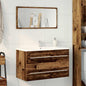 Mobile Lavabo Da Bagno 60X38,5X48 Cm In Truciolato Legno Antico