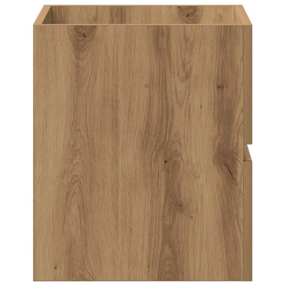 Mobile Lavabo Bagno Artigianale 41X38,5X45 Cm In Truciolato Rovere Artigianale