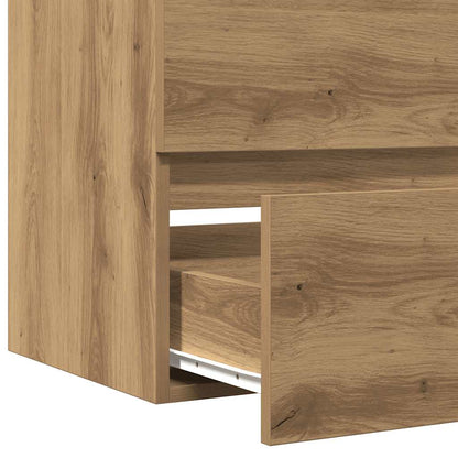 Mobile Lavabo Bagno Artigianale 41X38,5X45 Cm In Truciolato Rovere Artigianale