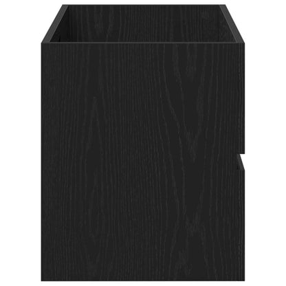 Mobile Lavabo 90X38,5X45 Cm In Legno Multistrato Rovere Nero