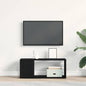 Mobile Porta Tv In Legno Multistrato Rovere Nero