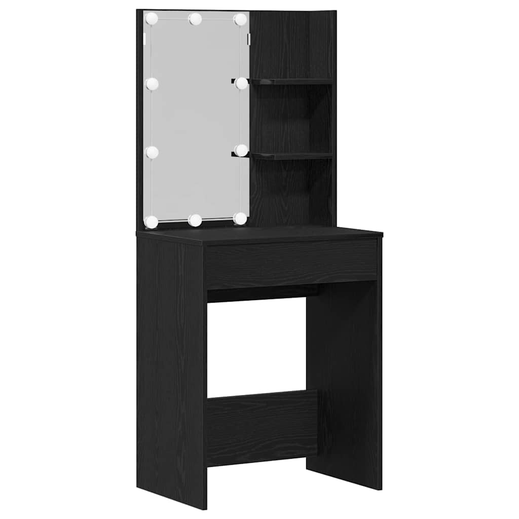 Tavolo Da Trucco 60 X 40 X 140 Cm Legno Multistrato