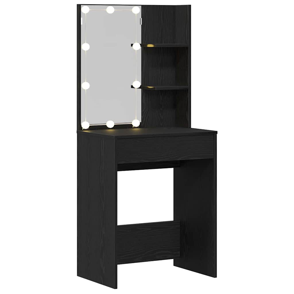 Tavolo Da Trucco 60 X 40 X 140 Cm Legno Multistrato