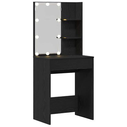 Tavolo Da Trucco 60 X 40 X 140 Cm Legno Multistrato