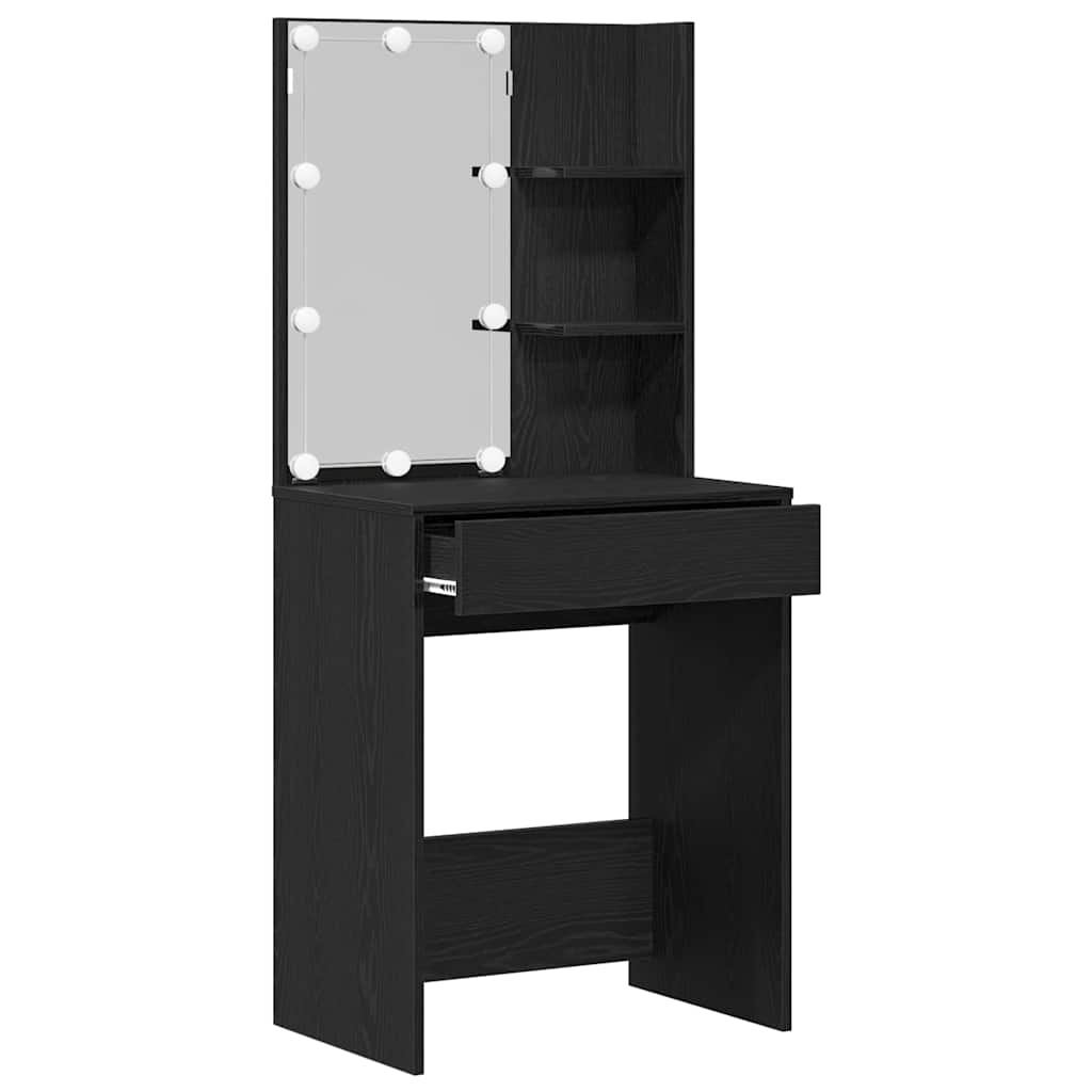 Tavolo Da Trucco 60 X 40 X 140 Cm Legno Multistrato