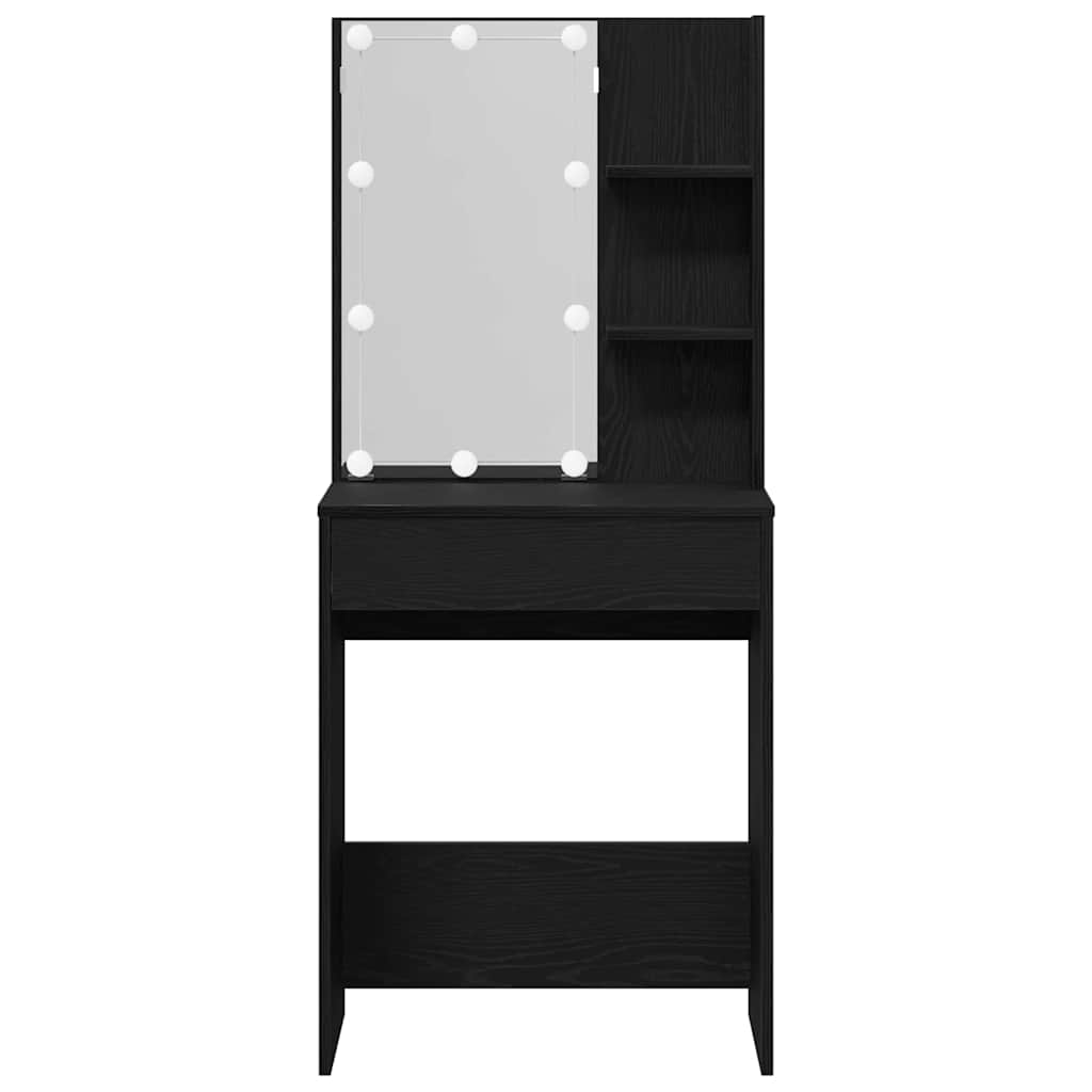 Tavolo Da Trucco 60 X 40 X 140 Cm Legno Multistrato
