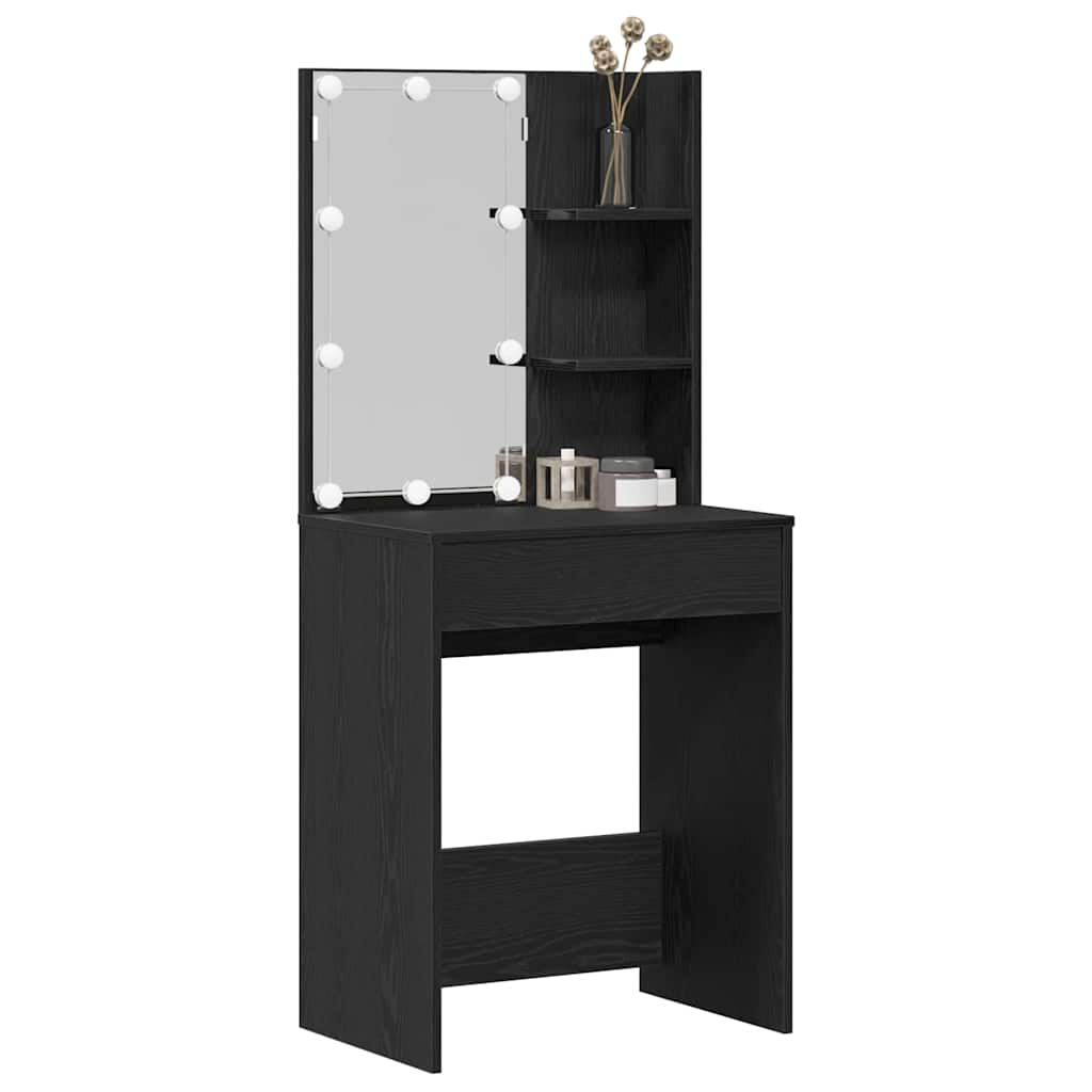 Tavolo Da Trucco 60 X 40 X 140 Cm Legno Multistrato