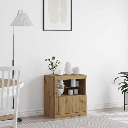 Credenza Con Luci Led 60,5X37X67 Cm