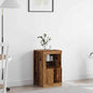 Armadietti Con Luci Led 2Pz Bianchi In Legno Multistrato