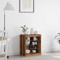 Credenza Con Luci Led Nera 60,5X37X67 Cm