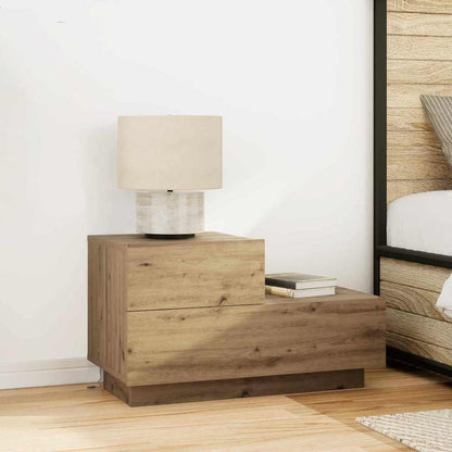 Comodino Con Luci Led 70X36X40,5 Cm