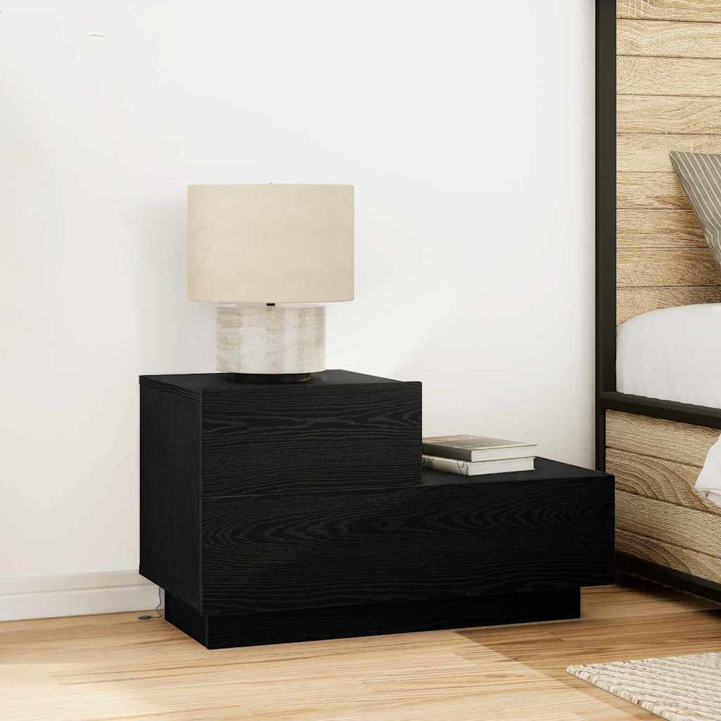 Comodino Con Luci Led 70X36X40,5 Cm