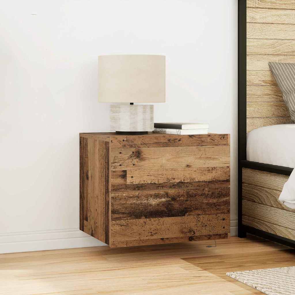 Comodino A Parete Con Luci Led