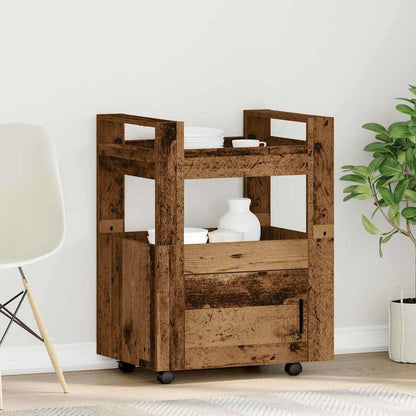 Carrello Da Cucina 60X45X80 Cm Legno Multistrato