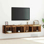 Mobili Porta Tv Con Luci Led 2 Pz Bianchi 80X30X30 Cm