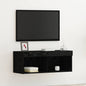 Mobili Porta Tv Con Luci Led 2 Pz Bianchi 80X30X30 Cm