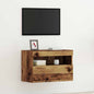 Mobile Tv A Parete Con Luci Led 60X30X40 Cm