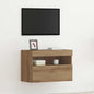 Mobile Tv A Parete Con Luci Led 60X30X40 Cm