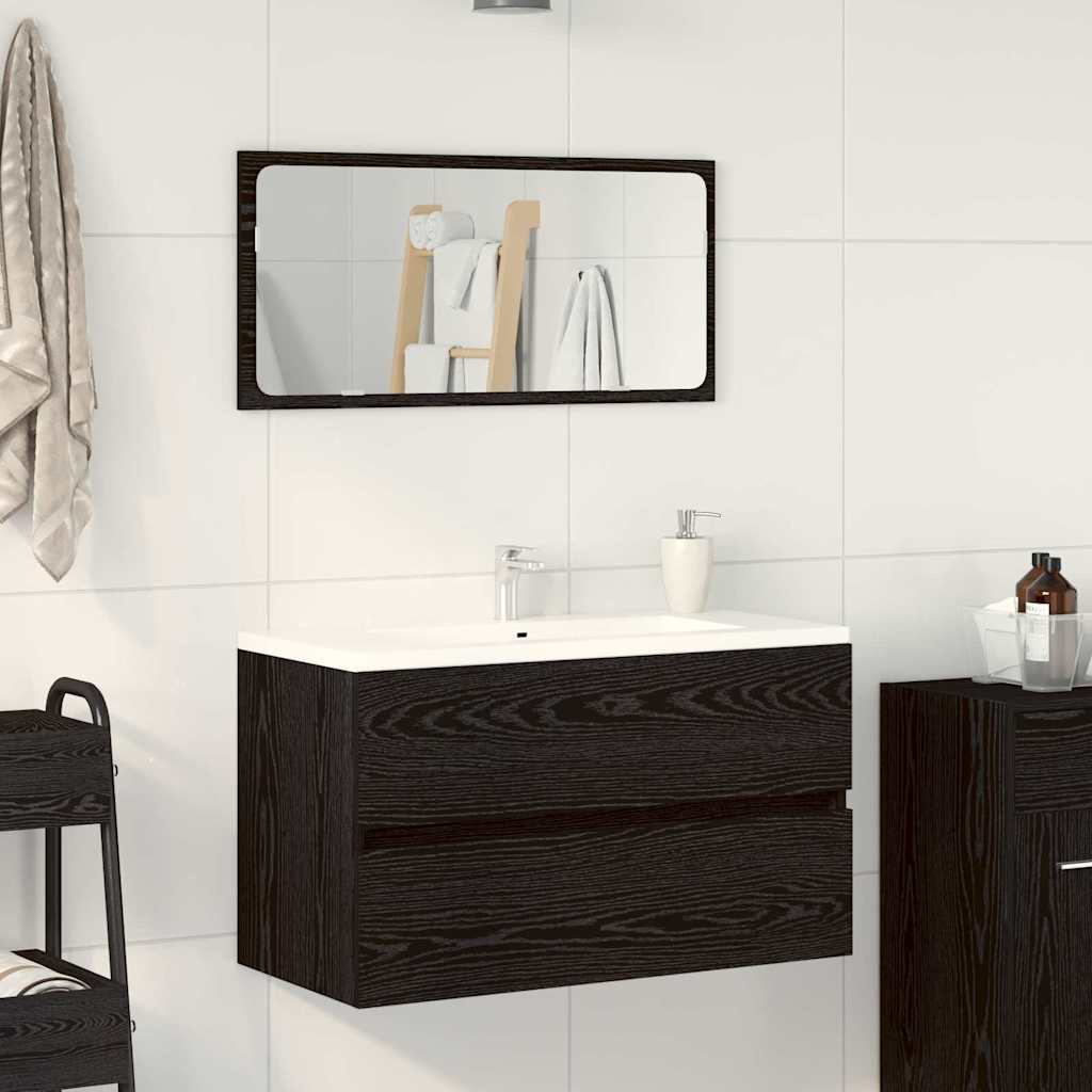 Set Mobili Da Bagno 2 Pz In Legno Multistrato