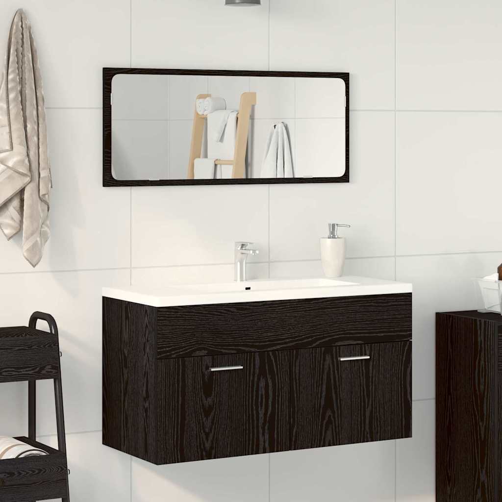 Set Mobili Da Bagno 2 Pz In Legno Multistrato