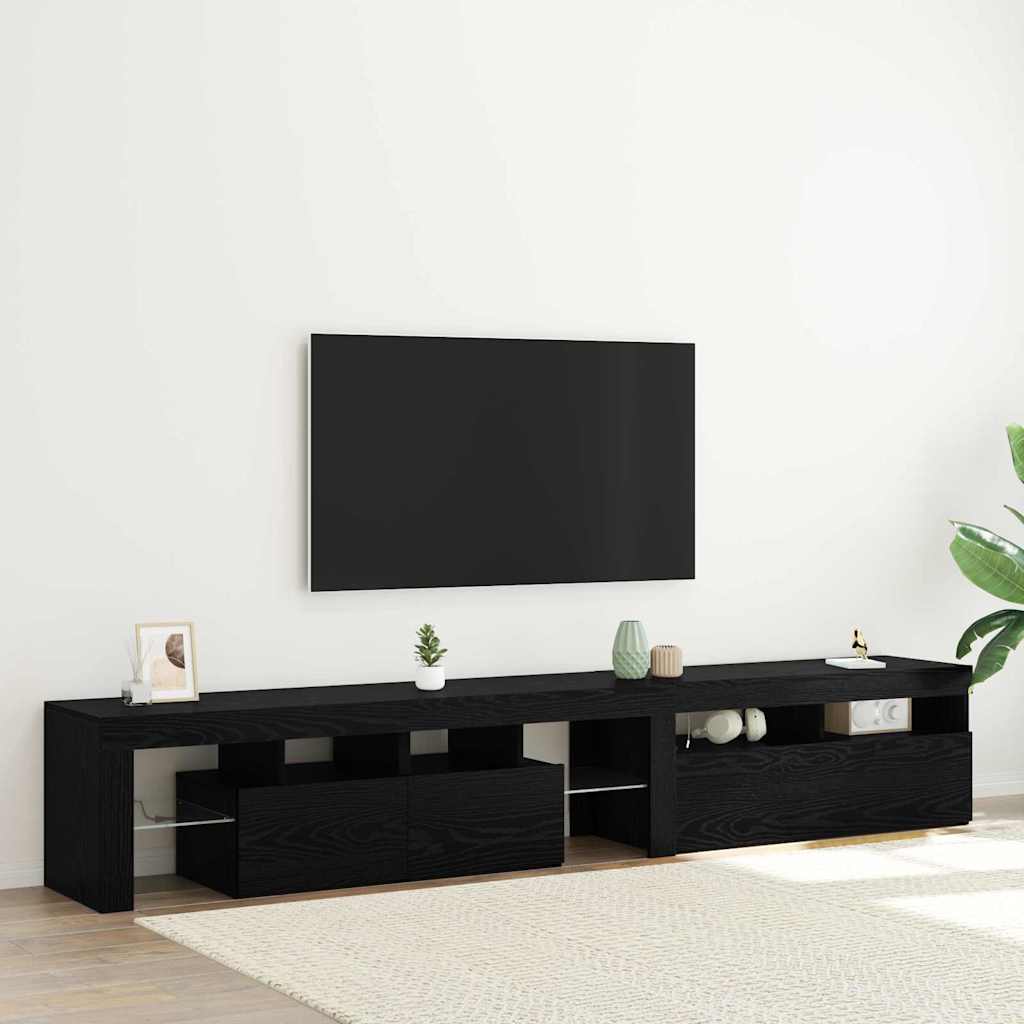 Mobile Porta Tv Con Luci Led 290X36,5X40 Cm