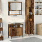 Set Mobili Da Bagno 2 Pz In Legno Multistrato
