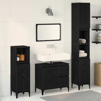 Set Mobili Da Bagno 3 Pz In Legno Multistrato