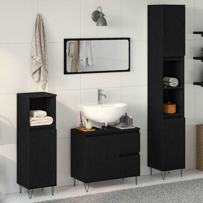 Set Mobili Da Bagno 3 Pz In Legno Multistrato