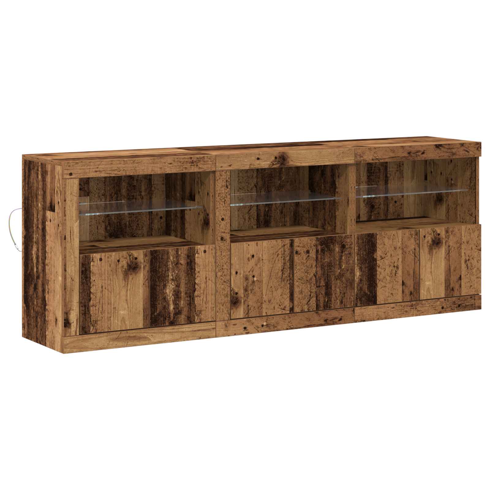 Madia Led 181 X 37 X 67 Cm Legno Multistrato