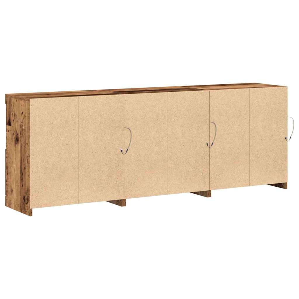 Madia Led 181 X 37 X 67 Cm Legno Multistrato