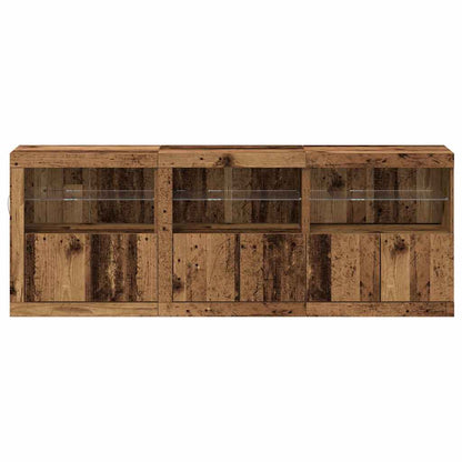 Madia Led 181 X 37 X 67 Cm Legno Multistrato