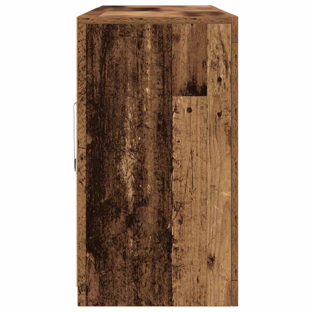 Madia Led 181 X 37 X 67 Cm Legno Multistrato