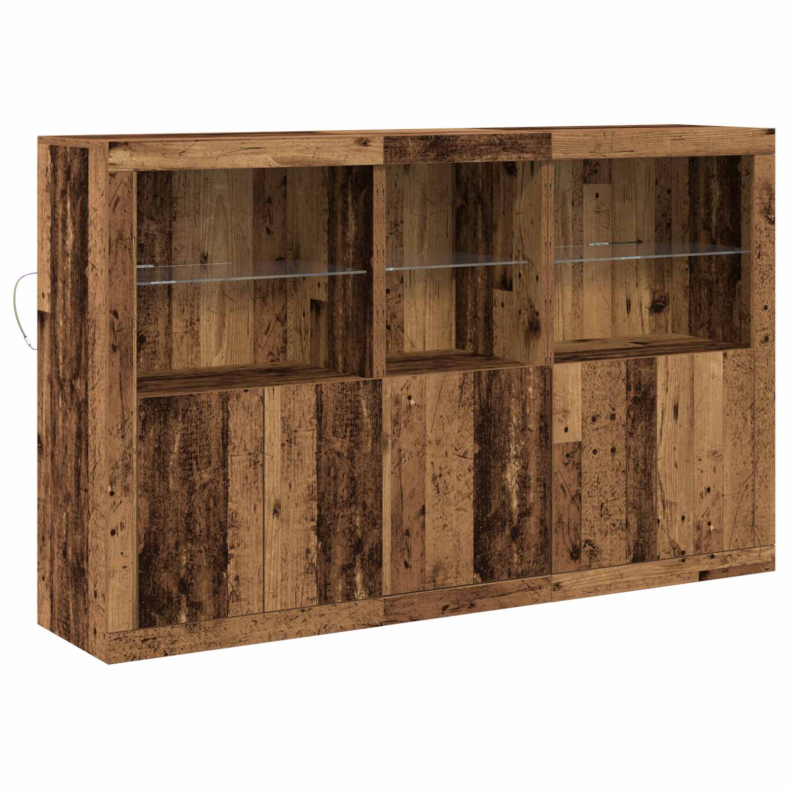 Madia Led 162 X 37 X 100 Cm Legno Multistrato
