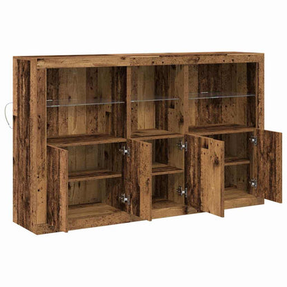 Madia Led 162 X 37 X 100 Cm Legno Multistrato