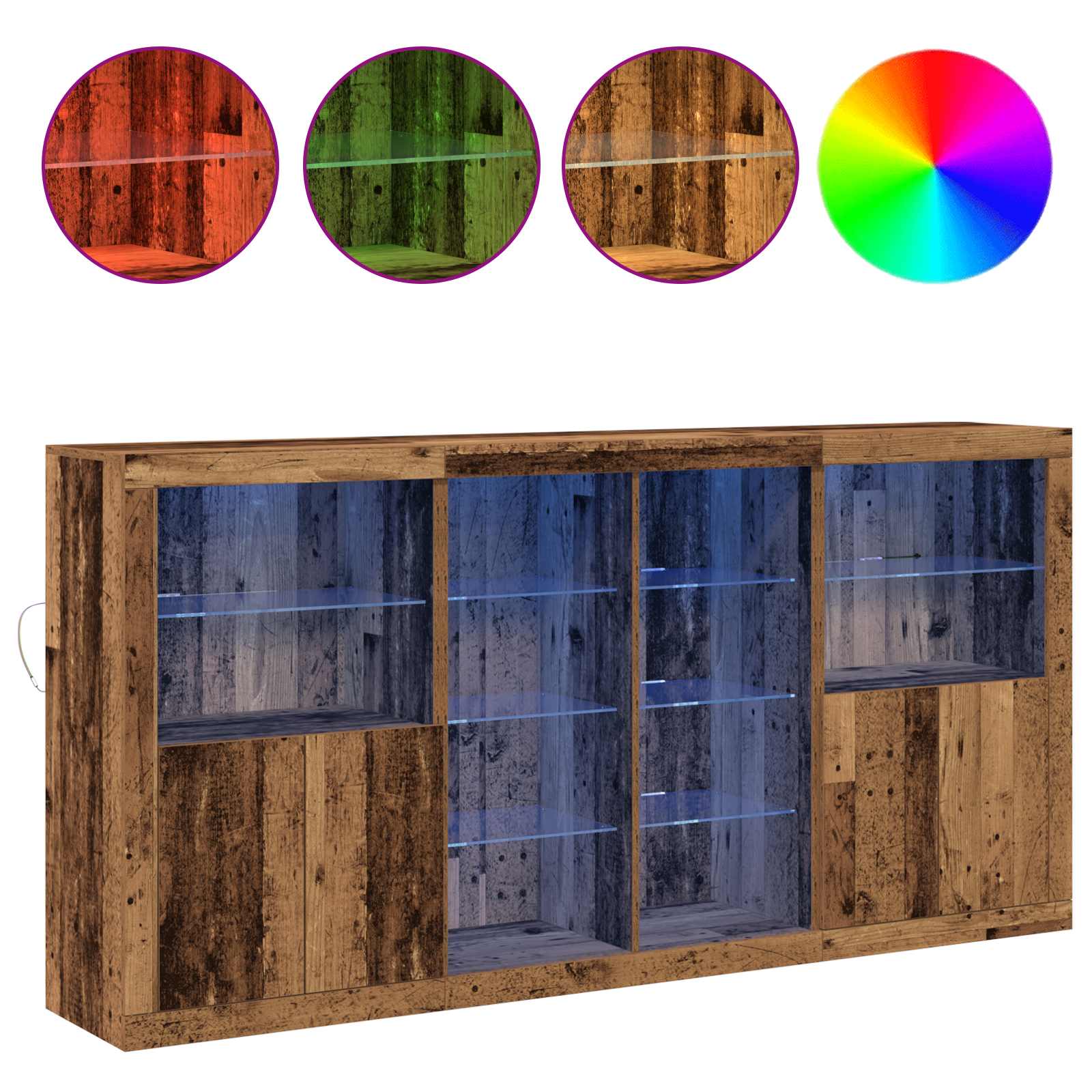 Madia Led 3 Pcs 202 X 37 X 100 Cm