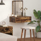 Tavolo Da Trucco Marrone Legno Multistrato